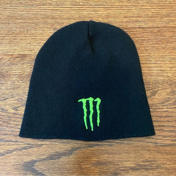 Monster Energy Co. | Monster Logo Black Beanie Winter Hat One Size - Picture 1 of 6